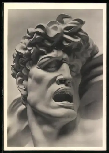 Künstler-AK Arno Breker: Ausschnitt der Plastik Kameraden