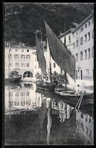 AK Riva, Hafenmotiv I., Segelschiff