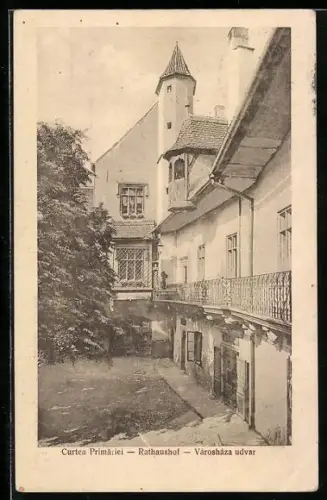 AK Hermannstadt, Partie im Rathaushof