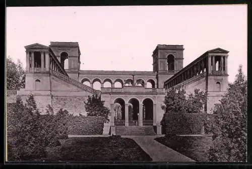 AK Potsdam, Sanssouci, Orangerie Hinteransicht