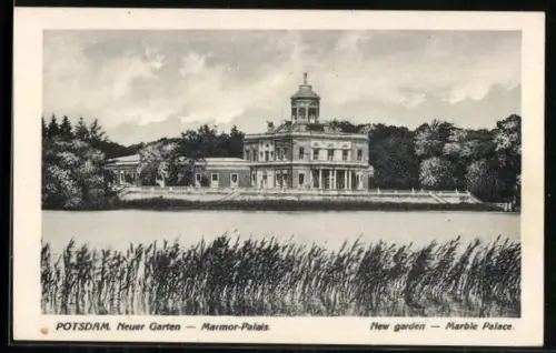 AK Potsdam, Neuer Garten, Marmor-Palais