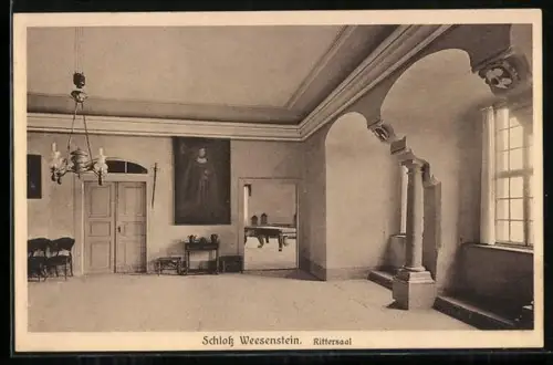 AK Weesenstein, Schloss Weesenstein, Rittersaal
