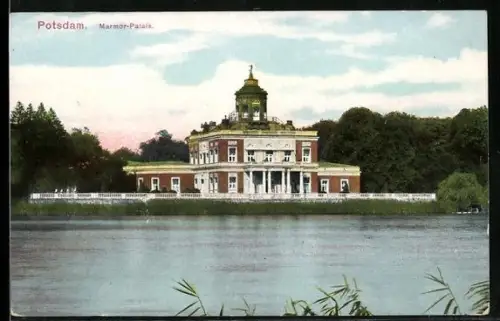 AK Potsdam, Blick auf Marmor-Palais