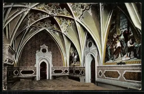 AK Meissen, Köngliche Albrechtsburg, Böttcherzimmer