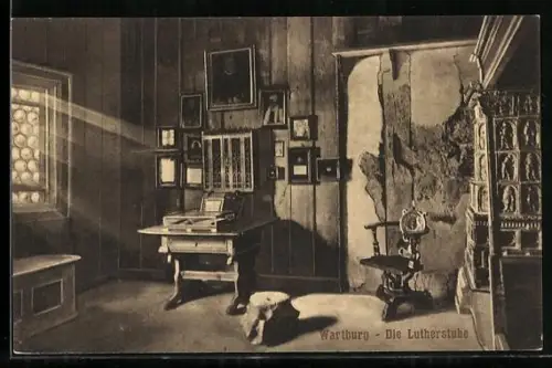 AK Wartburg, In der Lutherstube