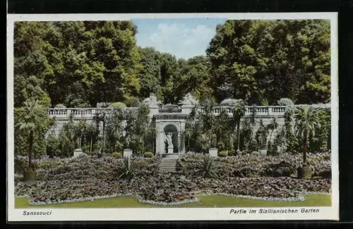 AK Sanssouci, Partie im Sizilianischen Garten