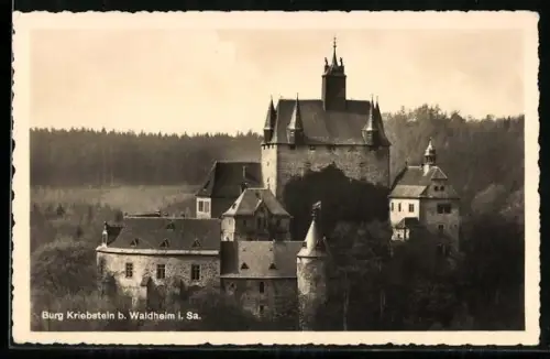 AK Kriebstein, Burg Kriebstein bei Waldheim