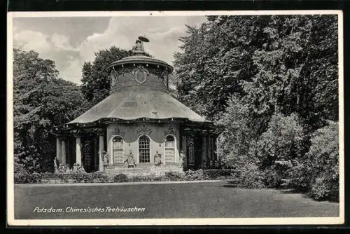 AK Potsdam, Schloss Sanssouci, Chinesisches Teehäuschen