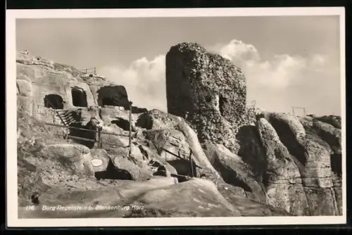 AK Blankenburg /Harz, Burg Regenstein