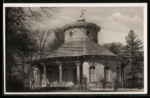 AK Potsdam-Sanssouci, Japanisches Haus