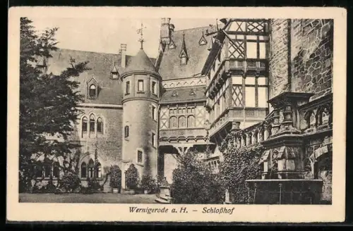 AK Wernigerode a. H., Schlosshof
