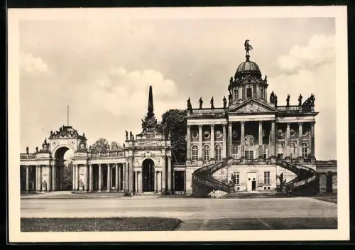 AK Potsdam, Sanssouci, Communs und Kolonnaden