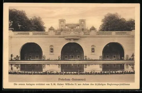 AK Potsdam, Sanssouci, neue Anlagen