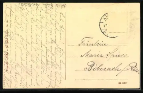 AK Rechberg, Auffahrt zur Ruine