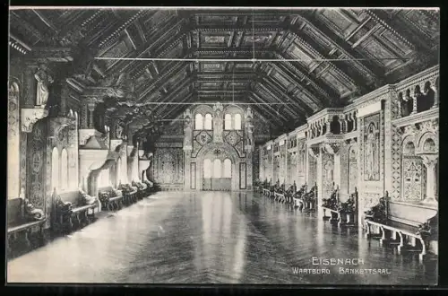AK Eisenach, Wartburg, Bankettsaal