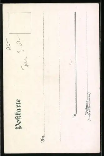 Lithographie Trechtingshausen, Schloss Rheinstein