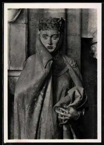 Foto-AK Walter Hege: Naumburg, Uta, Figur im Dom
