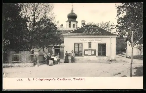 AK Thallern, Ig. Hönigsberger`s Gasthaus
