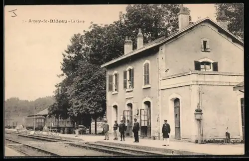 AK Azay-le-Rideau, La Gare