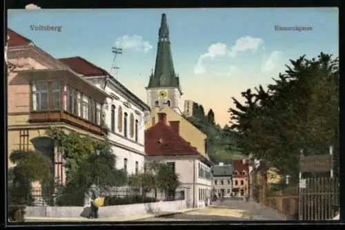 AK Voitsberg, Strassenpartie der Bismarckgasse