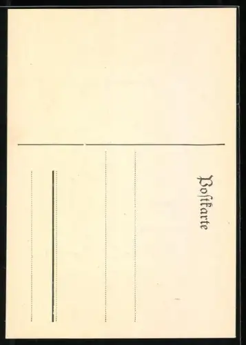 Künstler-AK W. R.: Scherenschnitt Bauer mit Sense
