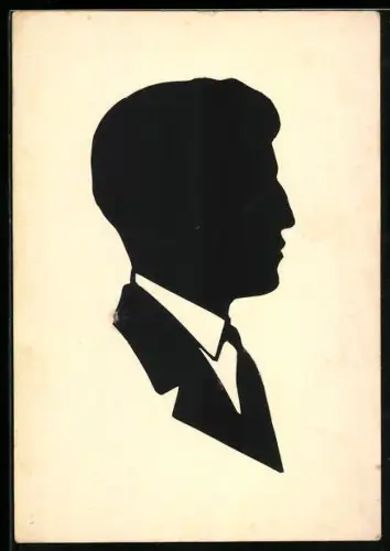 AK Profil eines eleganten Mannes