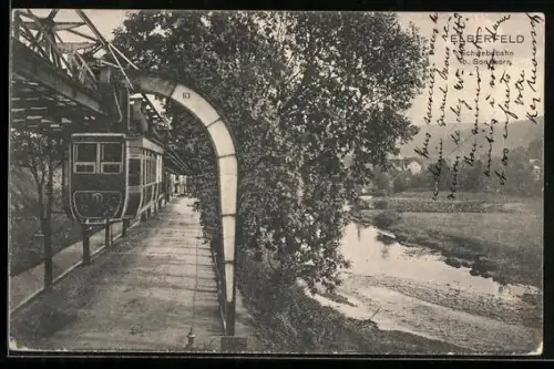 AK Elberfeld, Schwebebahn bei Sonnborn