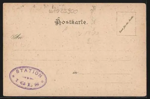 AK Innsbruck, Inneres der Hofkirche