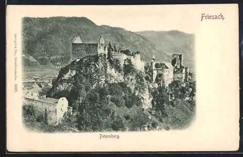 AK Friesach, Petersberg, Burganlage
