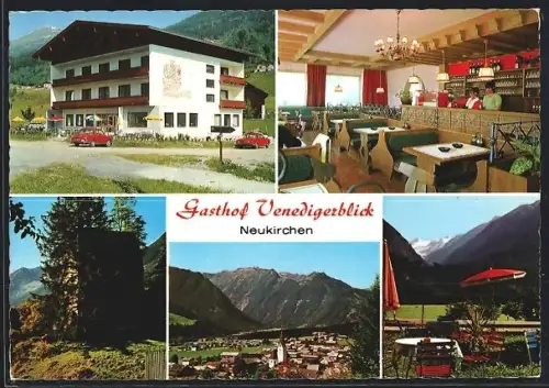 AK Neukirchen am Grossvenediger, Gasthof Venedigerblick, Inh. Fam. Bräuer