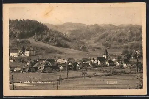 AK Gamlitz bei Ehrenhausen, Blick in den Ort