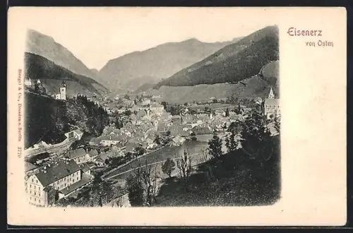 AK Eisenerz, Ortsansicht von Osten