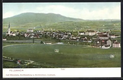 AK Feldbach, Totalansicht mit Kirche