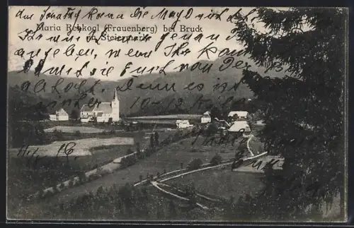 AK Frauenberg /Stmk., Wallfahrtskirche Maria Rehkogel