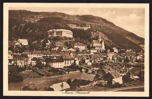 AK Murau /Steiermark, Blick in den Ort