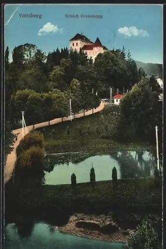 AK Voitsberg, Blick zum Schloss Greisenegg