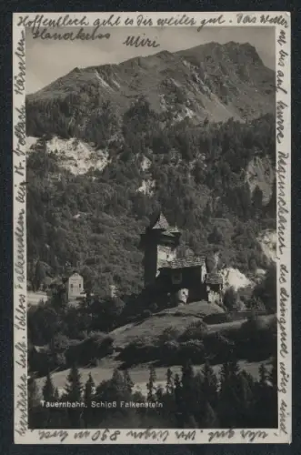 AK Obervellach /Tauernbahn, Schloss Falkenstein