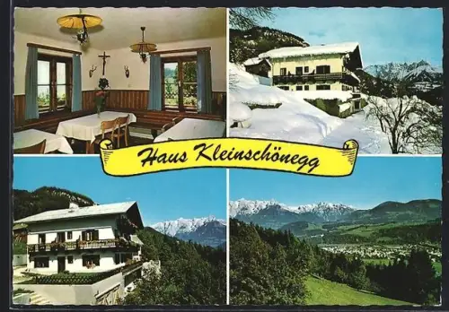 AK Bischofshofen, Gasthof Haus Kleinschönegg, Bes. J. u. M. Rohrmoser