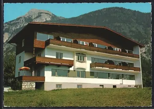 AK Münster, Pension Zeindl mit Bergpanorama