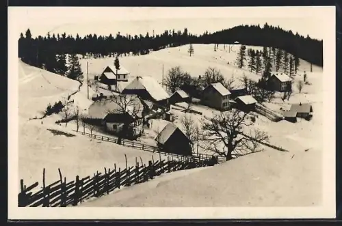 AK Weiz, Ortspartie im Schnee