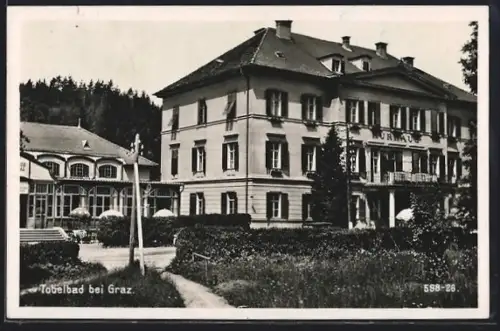 AK Tobelbad, Partie am Kurhaus