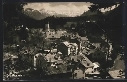 AK Bad Aussee, Teilansicht mit Strassenpartie