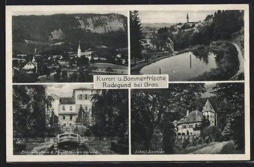 AK Radegund bei Graz, Schloss Isenrode, Erholungsheim