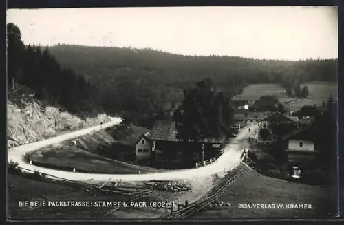 AK Edelschrott, Stampf b. Pack, Neue Packstrasse