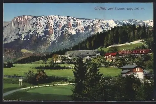 AK Orthof am Semmering, Ortspartie