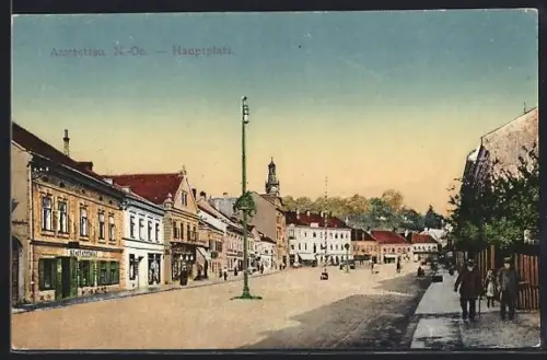 AK Amstetten, Partie am Hauptplatz