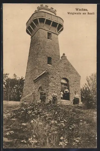 AK Dürnstein /Wachau, Weigl-Warte am Sandl