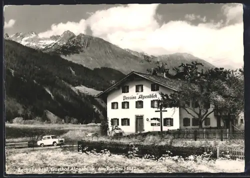 AK Bach /Lechtal, Gasthof Pension Alpenblick mit Umgebung