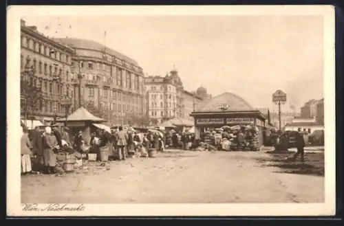 AK Wien, Menschen auf dem Naschmarkt
