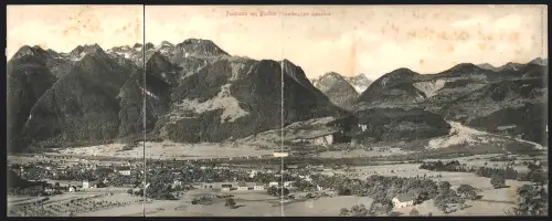Klapp-AK Bludenz /Vorarlberg, Panorama mit Scesaplana